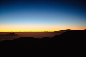 Sonnenaufgang Haleakalā-Vulkan