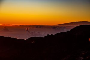 Sonnenaufgang Haleakalā-Vulkan