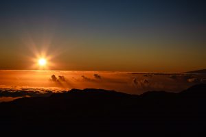 Sonnenaufgang Haleakalā-Vulkan