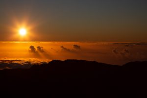 Sonnenaufgang Haleakalā-Vulkan